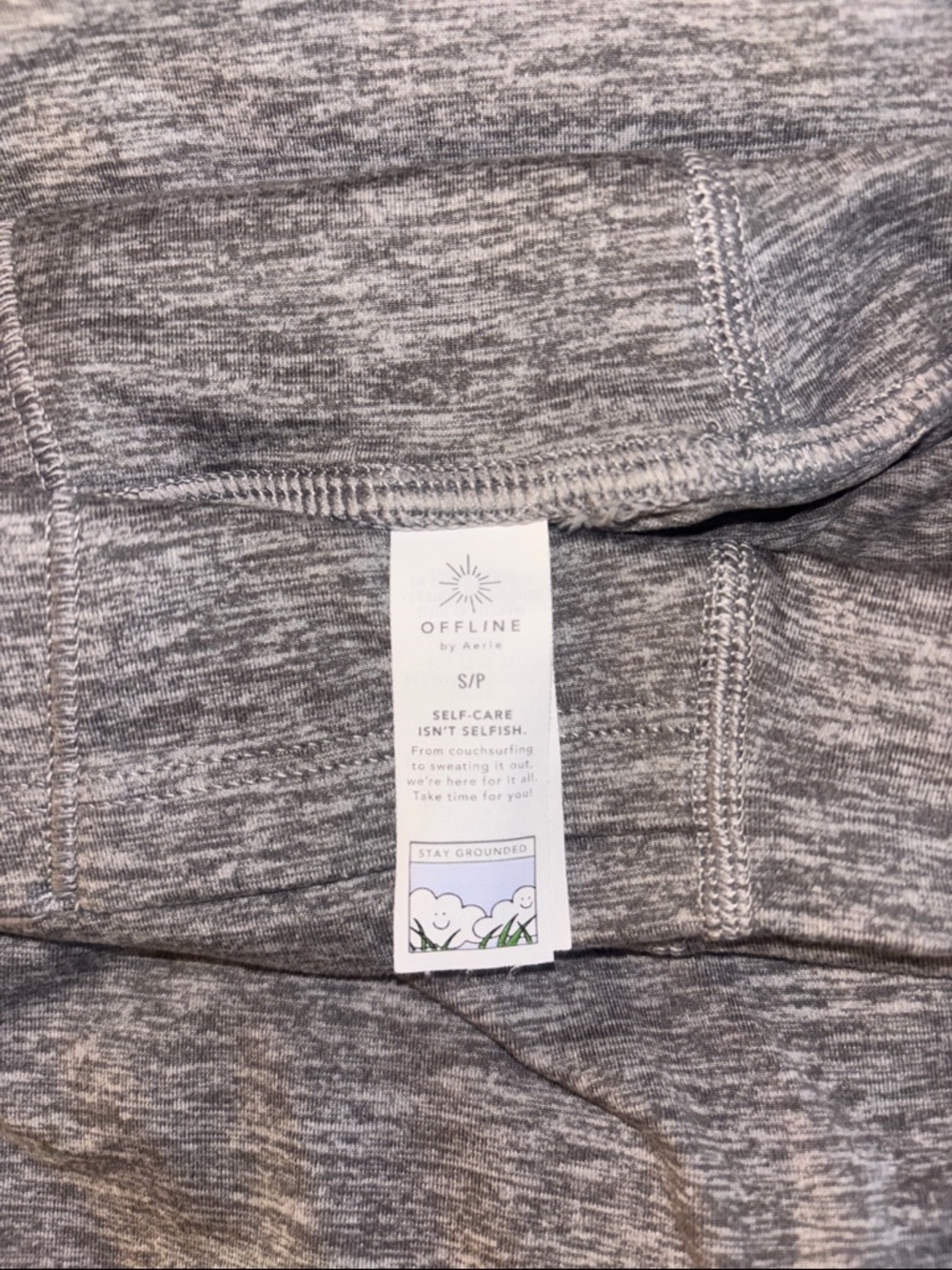 OFFLINE By Aerie Grey High Waisted Flare Leggings - Picture 2 of 3